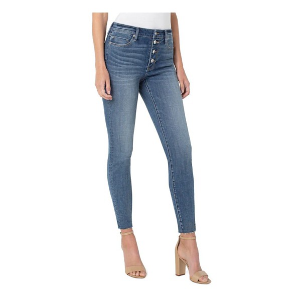 Women's Liverpool Los Angeles Abby Button Skinny Jeans product image