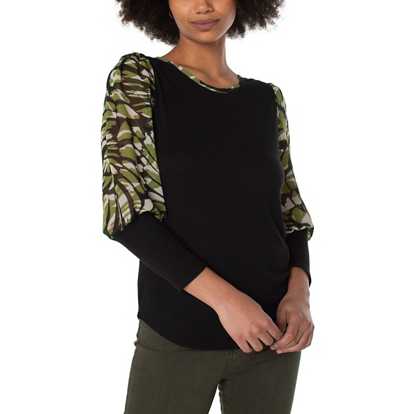Women's Liverpool Los Angeles Printed Long Sleeve Blouse product image