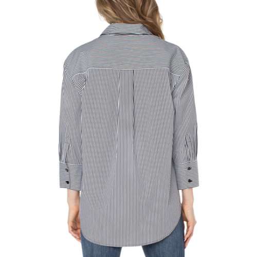 Women's Liverpool Los Angeles Classic Long Sleeve Oversized Button Up Shirt