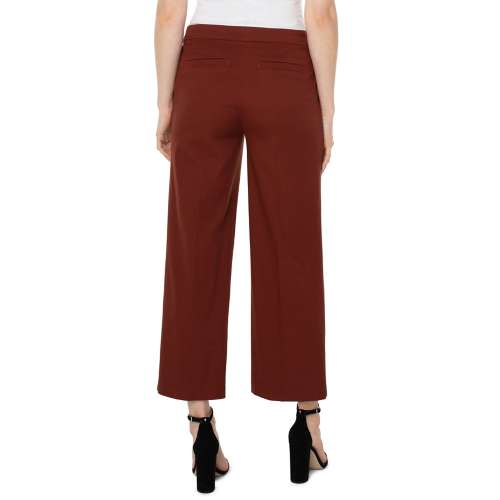 Women's Liverpool Los Angeles Wide Leg Ankle Trouser Dress Pants ...