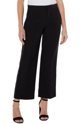 Women's Liverpool Los Angeles Wide Leg Ankle Trouser With Chain Pants