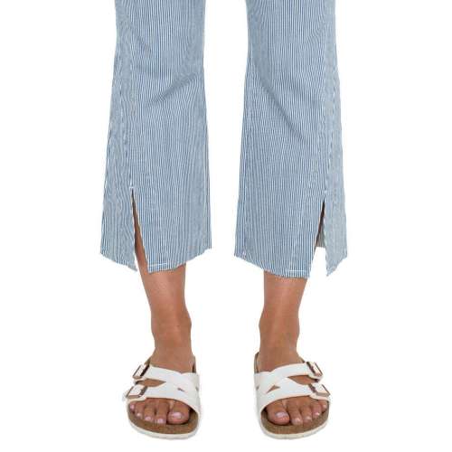 Women's Liverpool Los Angeles The Gia Glider Crop Twisted Seam Pants