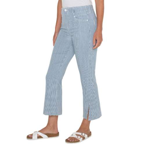 Women's Liverpool Los Angeles The Gia Glider Crop Twisted Seam Pants
