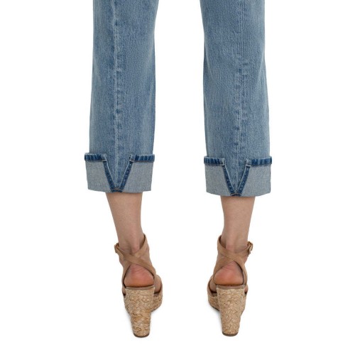 Women's Liverpool Los Angeles Marley Girlfriend Eco Cuffed Pants - Primary Image