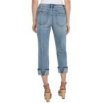 Women's Liverpool Los Angeles Marley Girlfriend Eco Cuffed Pants - Thumbnail 3 of 5