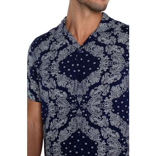 Men's Liverpool Los Angeles Printed face Button Up Shirt