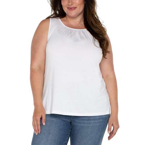 Women's Liverpool Los Angeles Plus Size A-Line Sleeveless Knit Tank Top