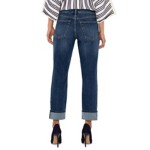 Women's Liverpool Los Angeles Marley Cuffed Girlfriend Jeans - Thumbnail 2 of 4