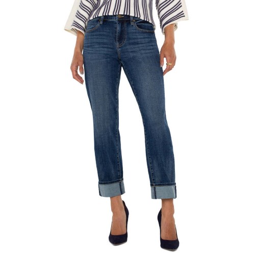 Women's Liverpool Los Angeles Marley Cuffed Girlfriend Jeans - Primary Image