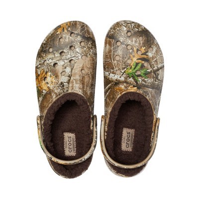 realtree crocs with fur