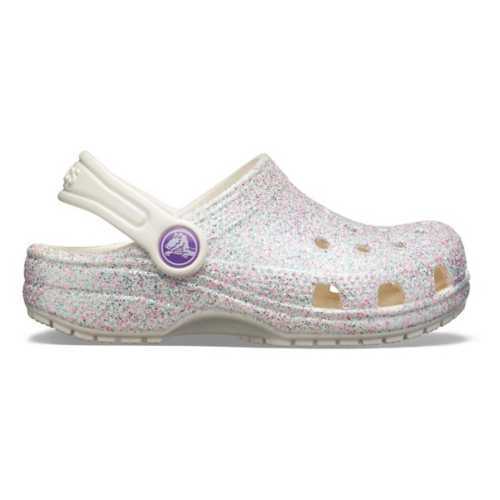 Toddler Girls' Crocs Classic Glitter Clogs