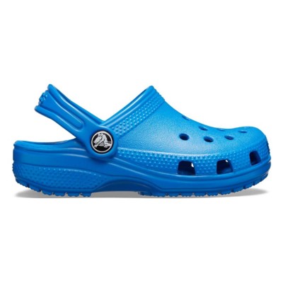 teal lined crocs