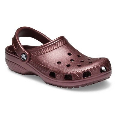 metallic blue crocs