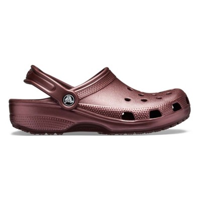 metallic gold crocs