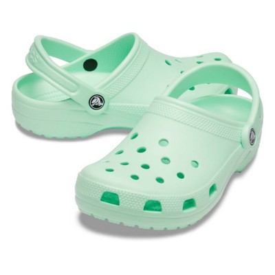light green crocs