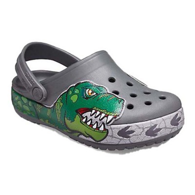 boys gray crocs