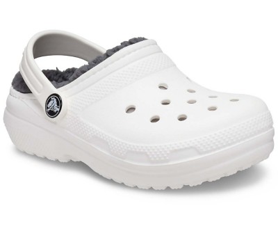 Big kids best sale fuzzy crocs