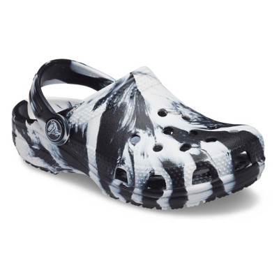 Toddler Crocs Classic Marbled Flapss