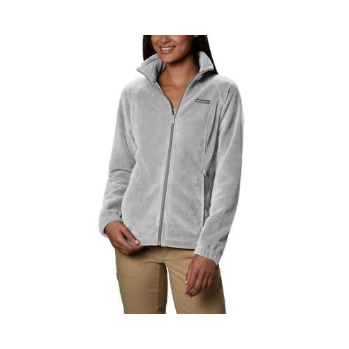 Columbia white fleece outlet jacket