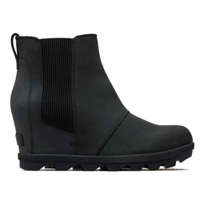 black sorel wedge boots