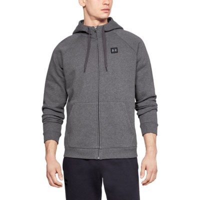 men's ua rival fleece fitted full zip hoodie