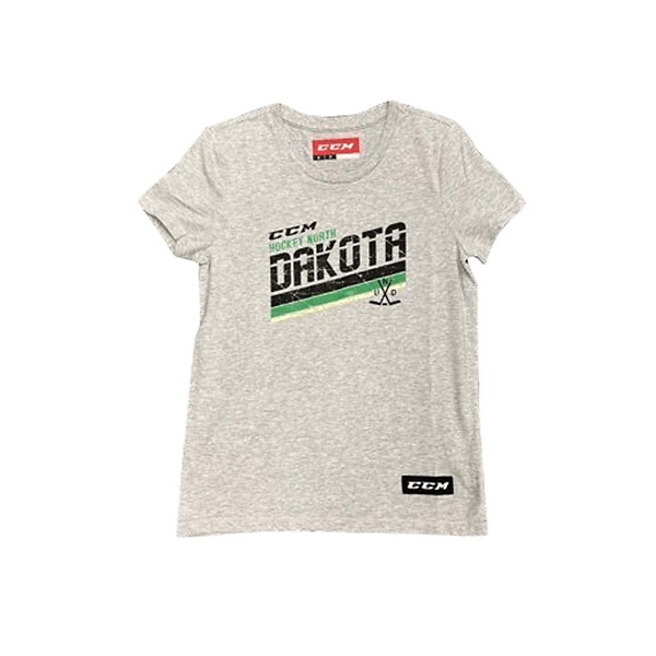 CCM Women's North Dakota Fighting Hawks Distressed T-Shirt product image