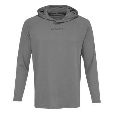 Nike Men's Charlotte 49ers Grey Boxy Long Sleeve Cropped T-Shirt, Large, Gray