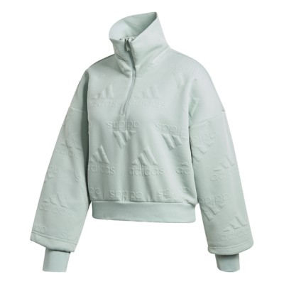adidas half zip women's