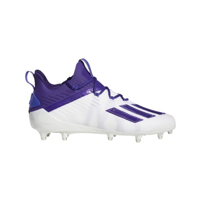kids purple football cleats