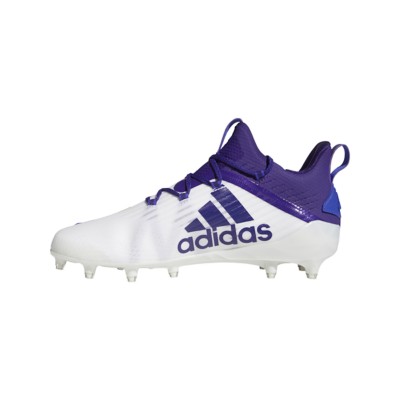 purple adizero football cleats