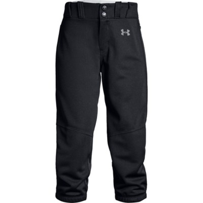 girls black softball pants