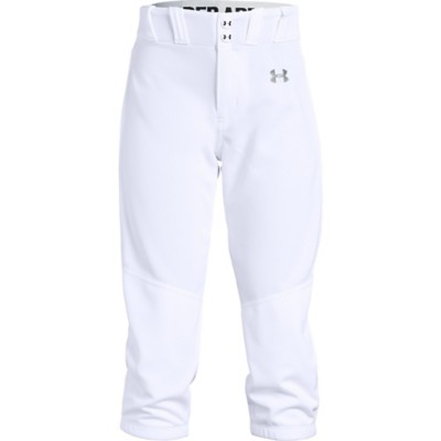 girls white softball pants