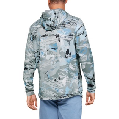 blue camo under armour hoodie