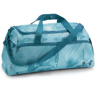 teal under armour duffle bag