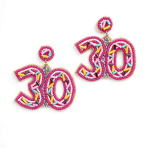 Laura Janelle 30th Birthday Sparkle Earrings