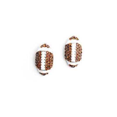 Laura Janelle Football Earrings