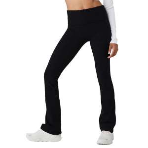 Alo Alosoft Low-rise Foldover Bootcut Leggings - Black