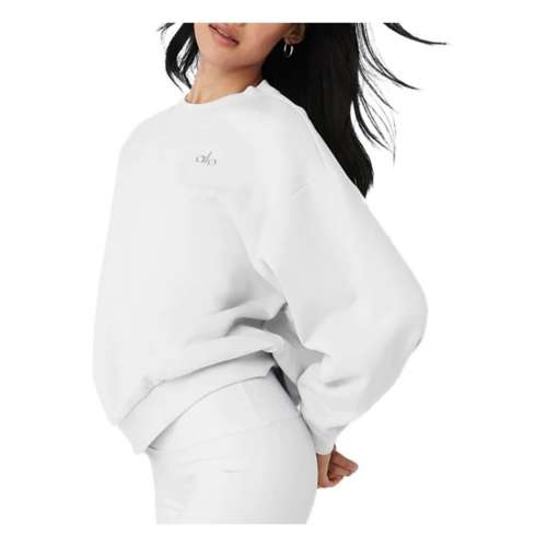 BOSS - Monogram sweatshirt in French terry with batwing sleeves