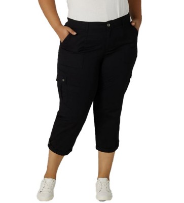 Women's Lee Plus Size Flex-To-Go Capri Cargo Pants