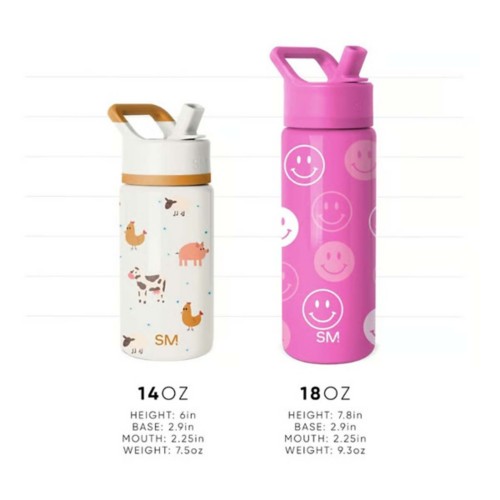 Kids' Simple Modern 14oz Summit Water Bottle with Straw Lid
