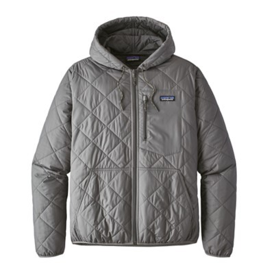 patagonia men's diamond quilted bomber hoodie