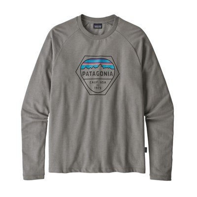 patagonia men's fitz roy hex lightweight crew sweatshirt