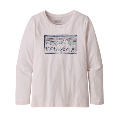 Grade School Girls Patagonia Long Sleeve Graphic Organic T-Shirt ...