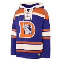 47 Brand Denver Broncos Superior Lacer Hoodie