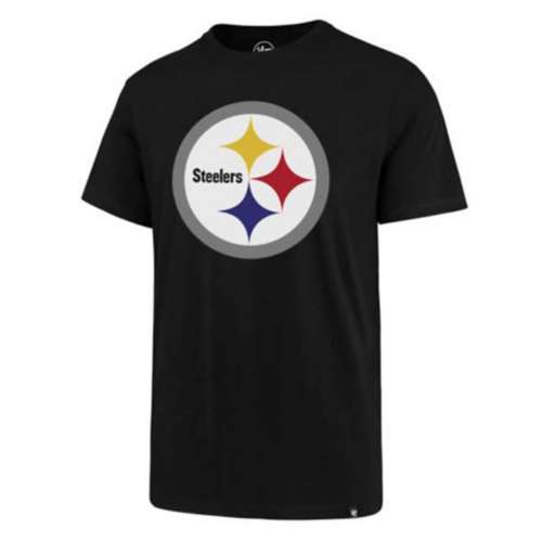 47 Brand Men's Pittsburgh Steelers Imprint T-Shirt (Black) Large