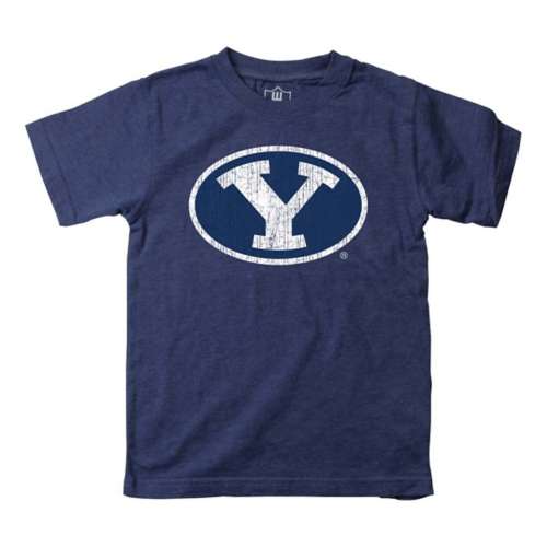 Wes and Willy Kids' BYU Cougars Basic Logo T-Shirt