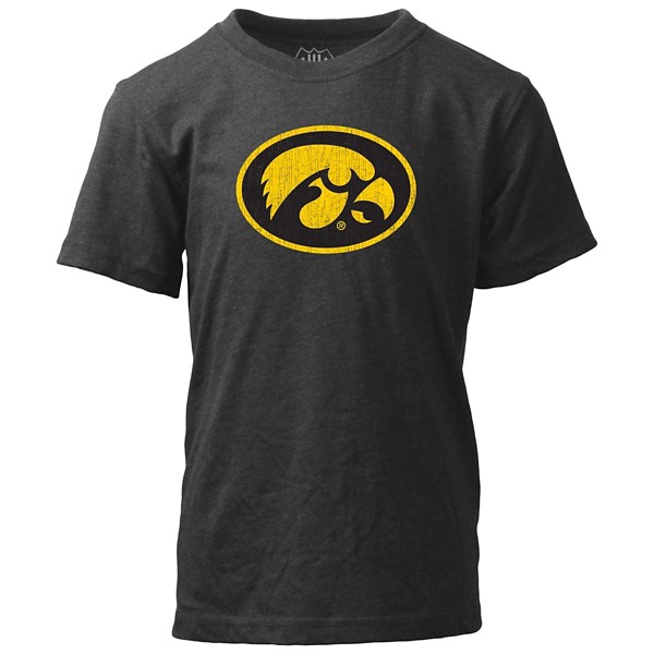 Iowa Hawkeyes Wes and Willy Basic Logo Toddler T Shirt 2T Black
