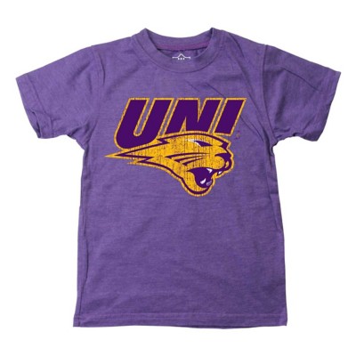 Wes and Willy Kids' Northern Iowa Panthers Basic Logo T-Shirt