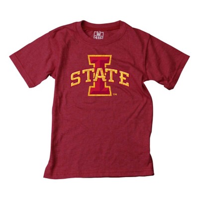 Wes and Willy Kids' Iowa State Cyclones Basic Logo T-Shirt