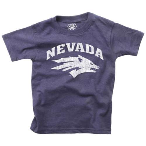 Wes and Willy Kids' Nevada Wolf Pack Basic Logo T-Shirt